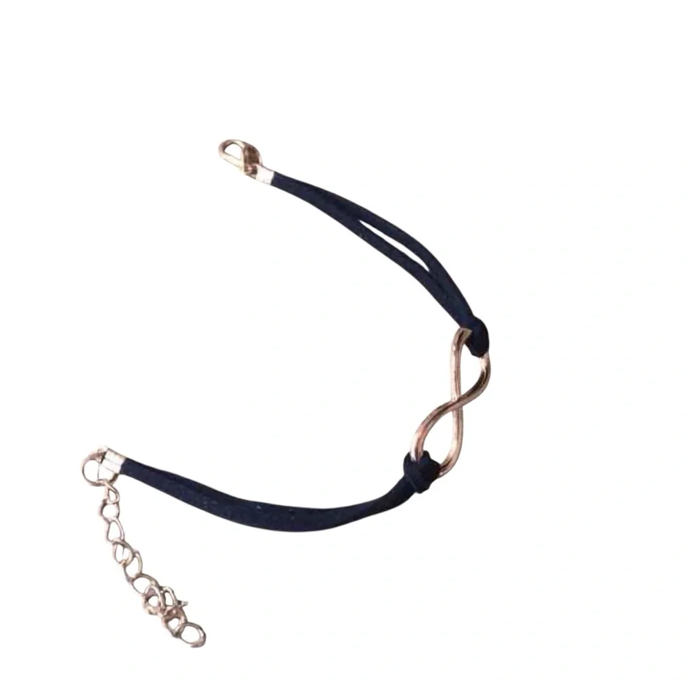 Infinity Rope Bracelet Women Color Gold & Black